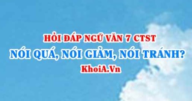 Nói quá, nói giảm nói tránh là gì? Ví dụ nói quá, nói giảm nói tránh? Ngữ Văn lớp 7 CTST